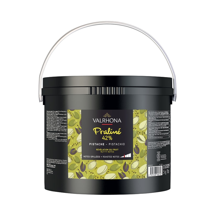 VALRHONA 42% PISTACHIO NUTTY PRALINE