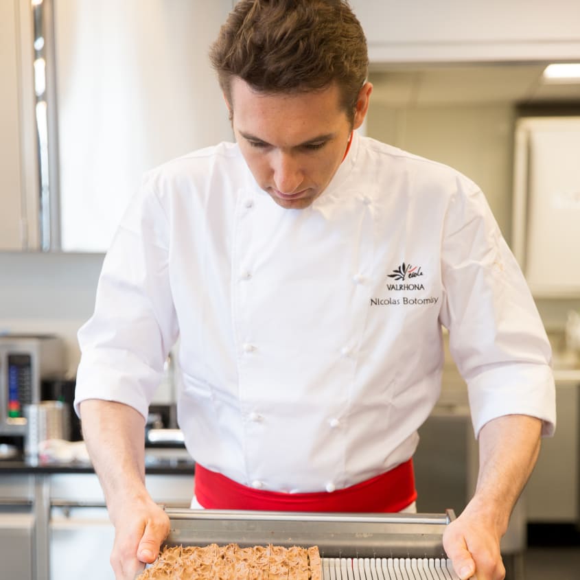 pastry creation by Chef Pâtissier Nicolas Botomisy