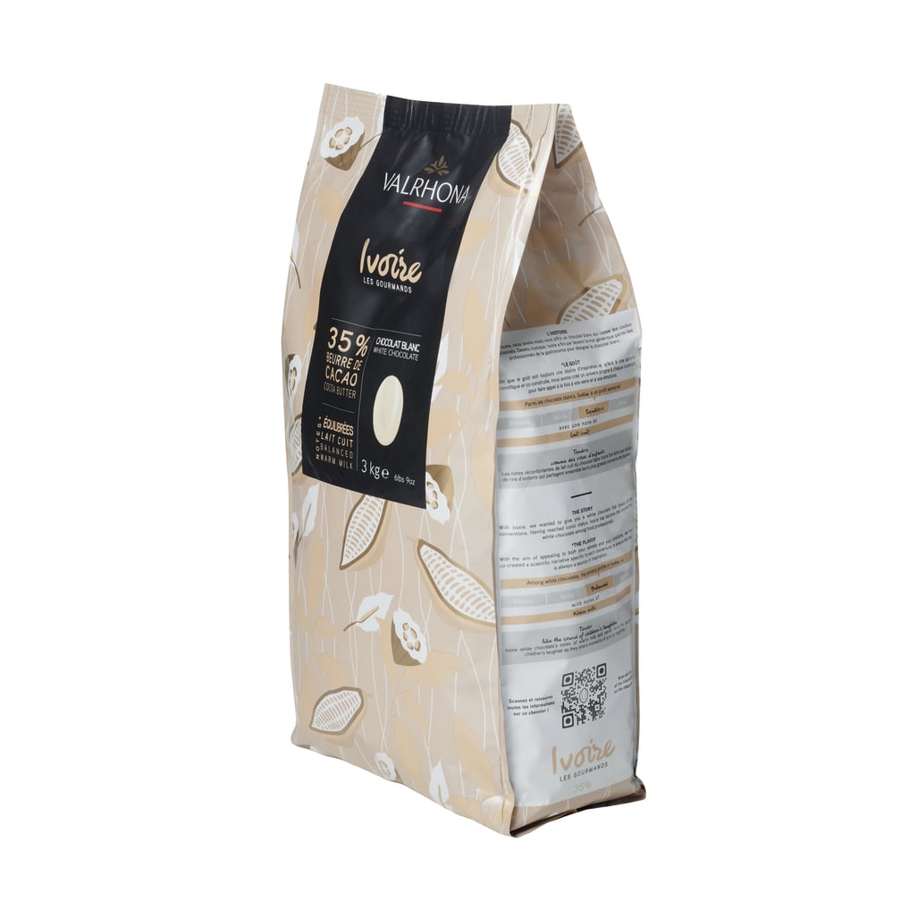 Chocolat blanc Ivoire patissier 1kg 35%