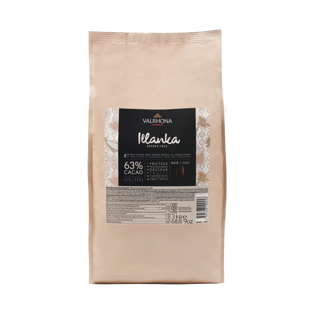 Valrhona Chocolate coverture Illanka 63%, 3Kg – The Gourmet Market