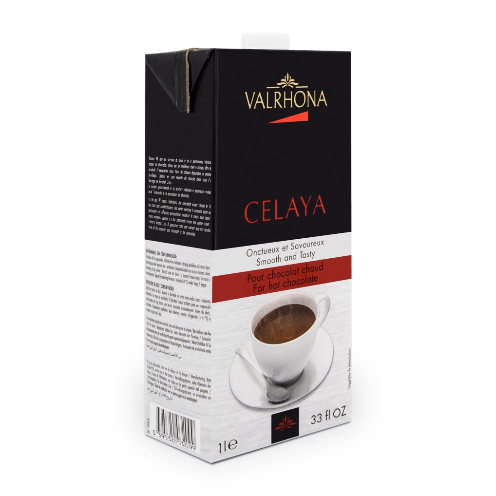 Valrhona chocolat a boire Celaya, pret a boire, 1 litre, Pack Tetra