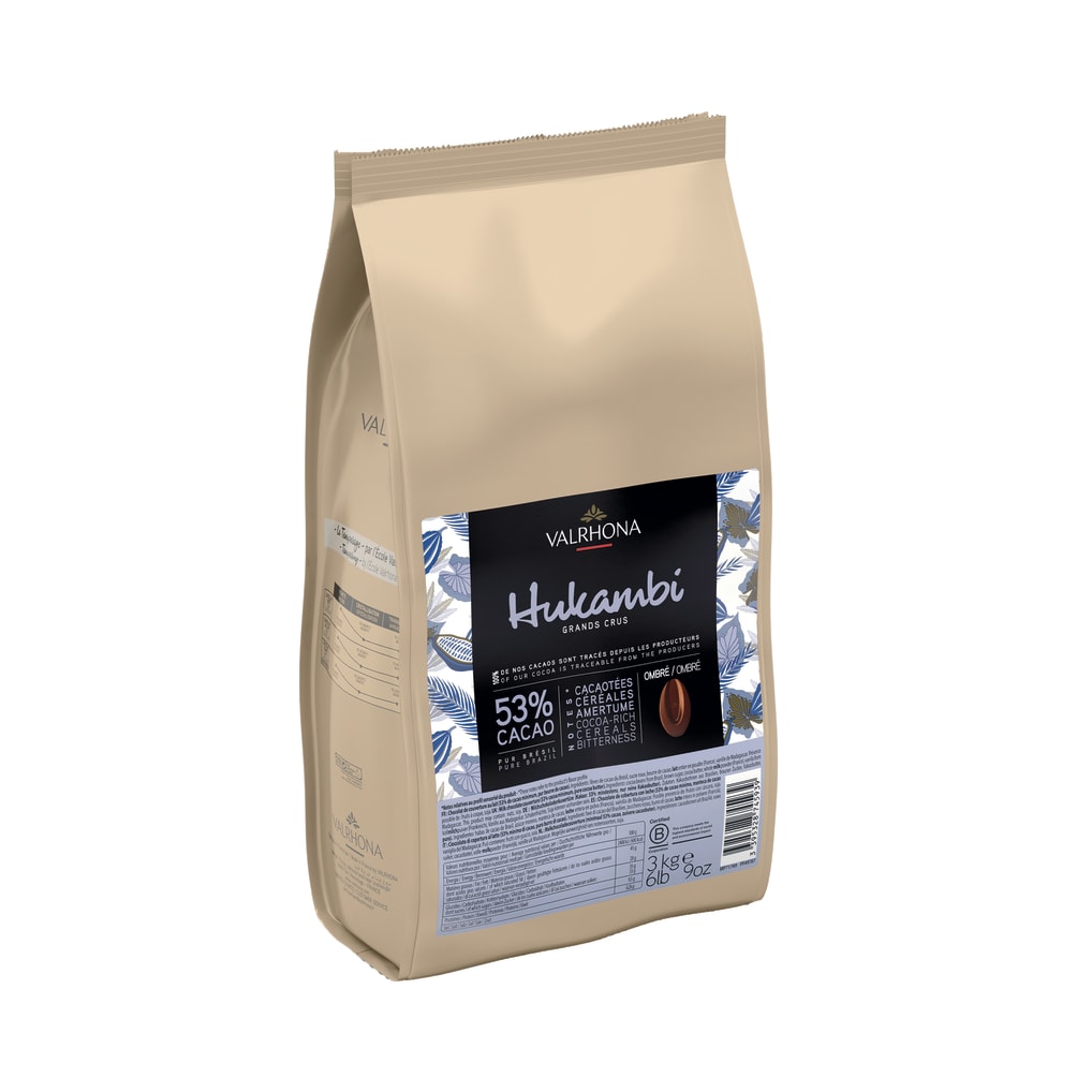 VALRHONA（ヴァローナ） HUKAMBI（フカンビ）53% Valrhona Hukambi 53% dark milk chocolate