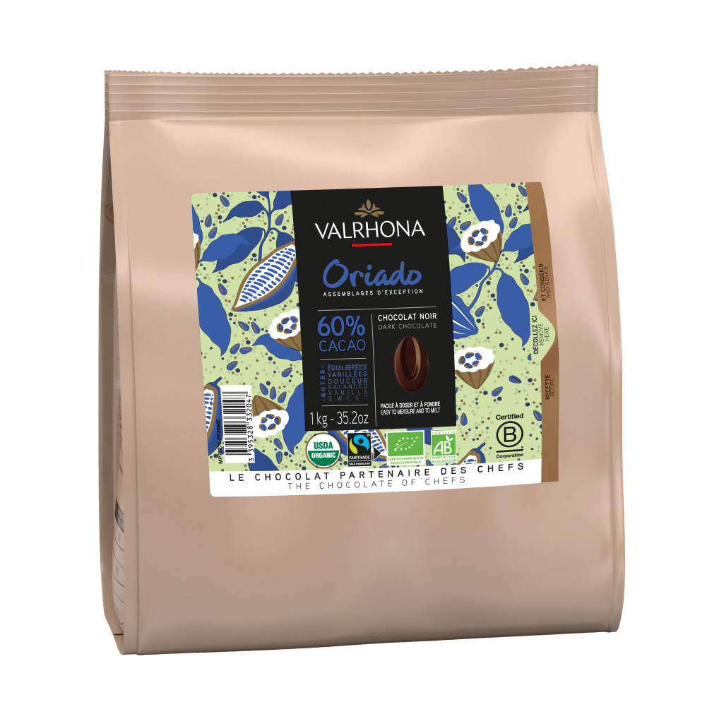 Valrhona Fair Trade ORIADO 60% - 1KG Dark Chocolate