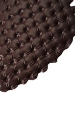 Feuille relief bûche matelassée