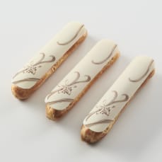 Coque éclair bombée vanille