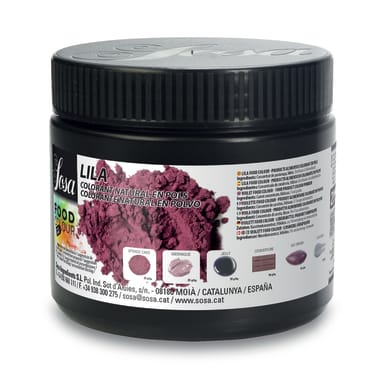 Purple food coloring powder