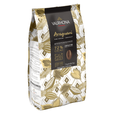 Araguani chocolate packaging Valrhona