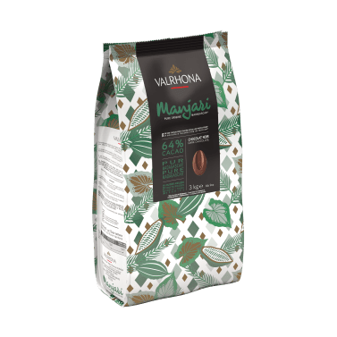 Manjari chocolate packaging Valrhona