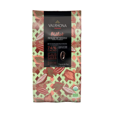 Millot chocolate packaging Valrhona