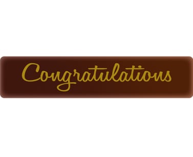 Congratulation rectangle