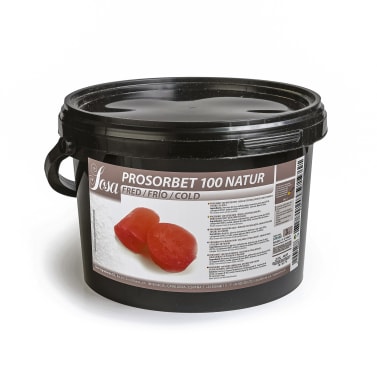 A mix of stabilizers, thickening agents, fibers Components for a sorbet and sugars that naturally stabilize cold sorbets.