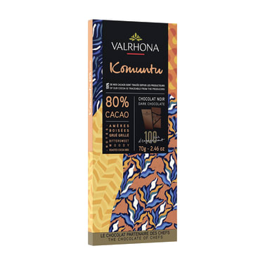 Valrhona Komuntu 80% Dark Chocolate