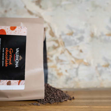 Nyangbo Ground Chocolate chocolate packaging Valrhona