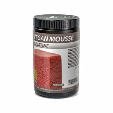 A mixture of agar-agar and tapioca starch specifically formulated for giving vegan mousses a firm texture.