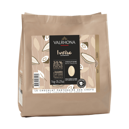 Cooking Range Ivoire 35% white chocolate | Valrhona Chocolate
