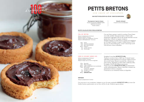 Petits bretons con cuore al cioccolato