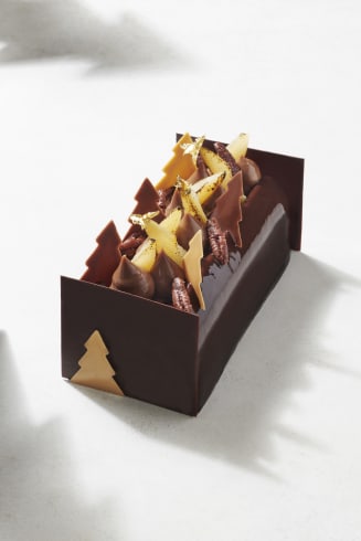 VALRHONA FOREST YULE LOG RECIPE