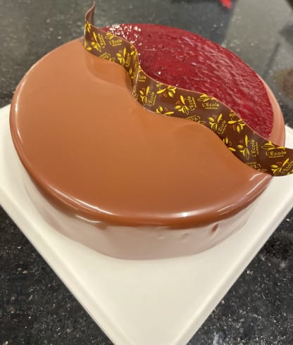 ILLANKA BEET ENTREMETS, an original recipe by Guillaume Roesz, L'École Valrhona Executive Pastry Chef, North America