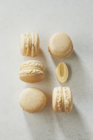 Rezept Pflanzenbasierte Macarons Inspiration Yuzu