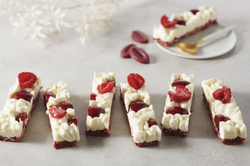 Torta lampone e vaniglia
