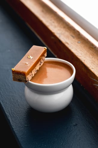 Valrhona Ground Chocolate Millionaire’s Shortbread Recipe