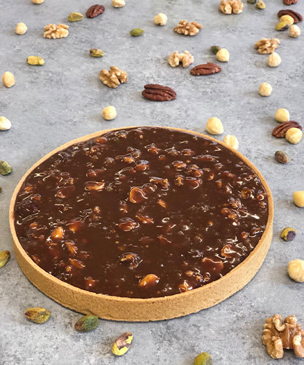 JIVARA 40% CARAMEL NUT TARTLETS | Valrhona