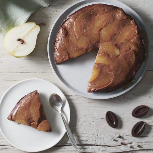 Pear Tarte Tatin with Caraïbe | Valrhona