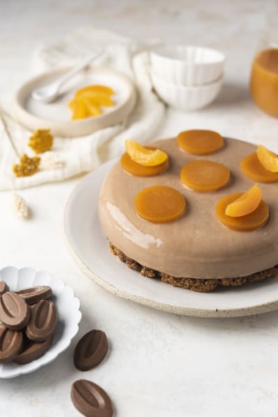 Carapricot Tart | Valrhona Chocolate