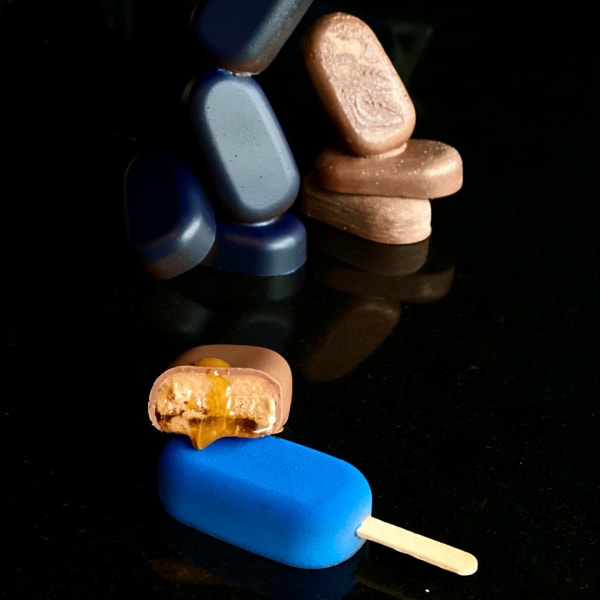 Blue Light Chocolate Popsicle | Valrhona Chocolate