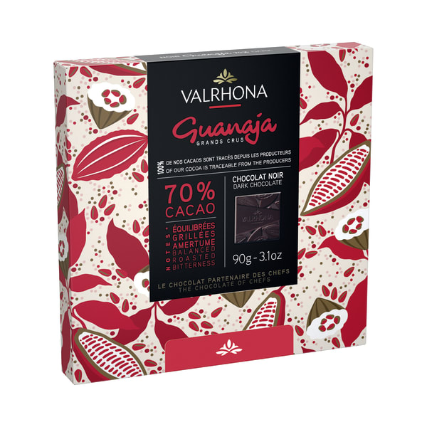 Valrhona GUANAJA 70% 18 Square Gift Box