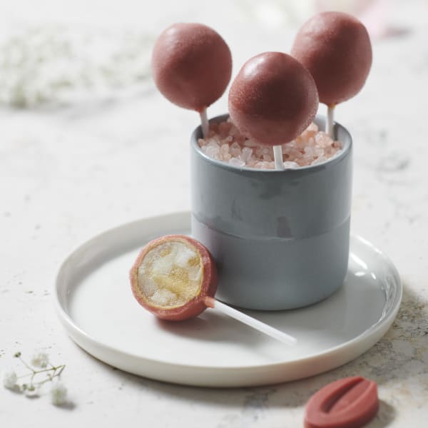 Toffee Apple Lollipops Valrhona