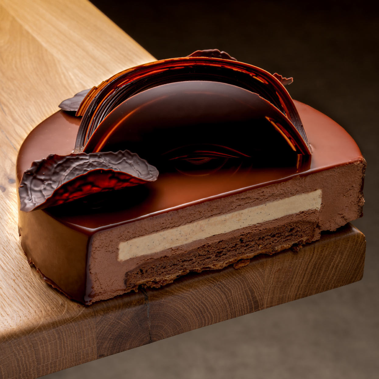 Entremets Sambirano chocolat valrhona
