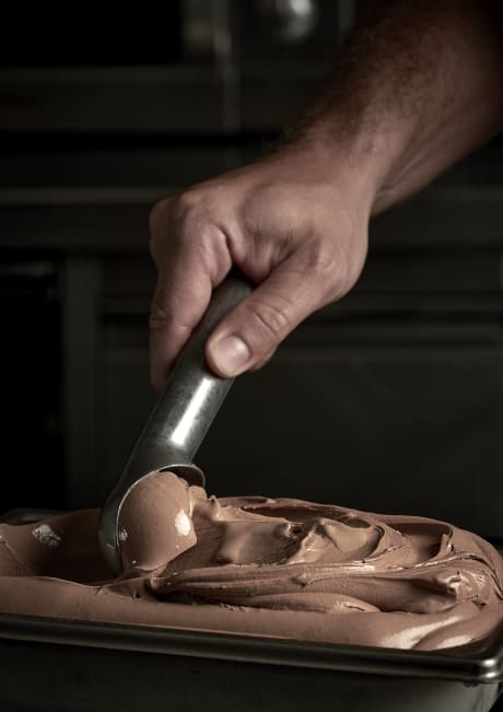 Glace chocolat valrhona