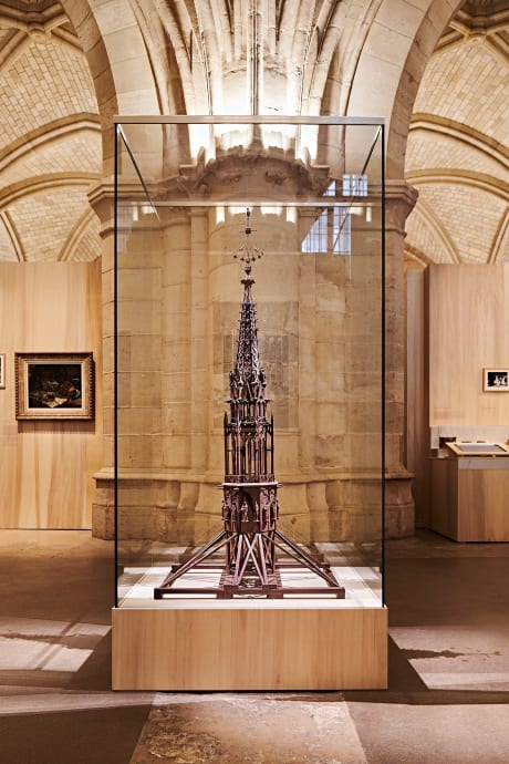 La flèche de la Sainte-Chapelle en chocolat