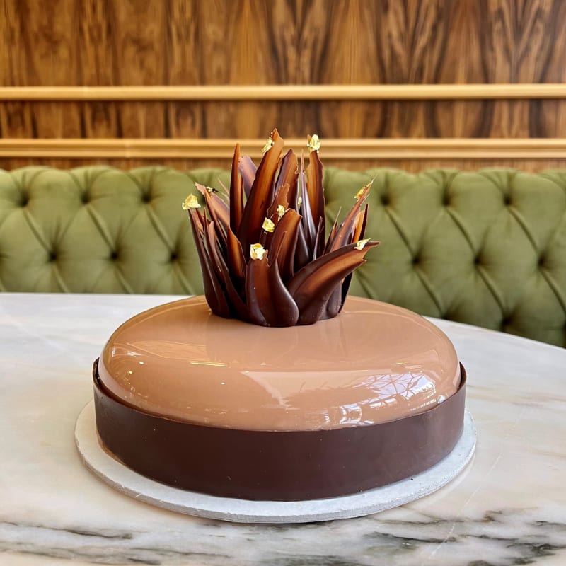 entremets enflammé