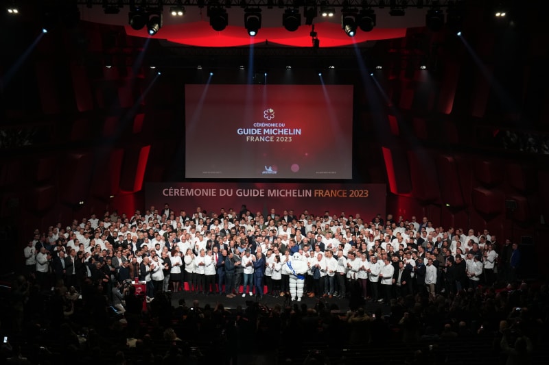 Guide Michelin c&eacute;r&eacute;monie 2024