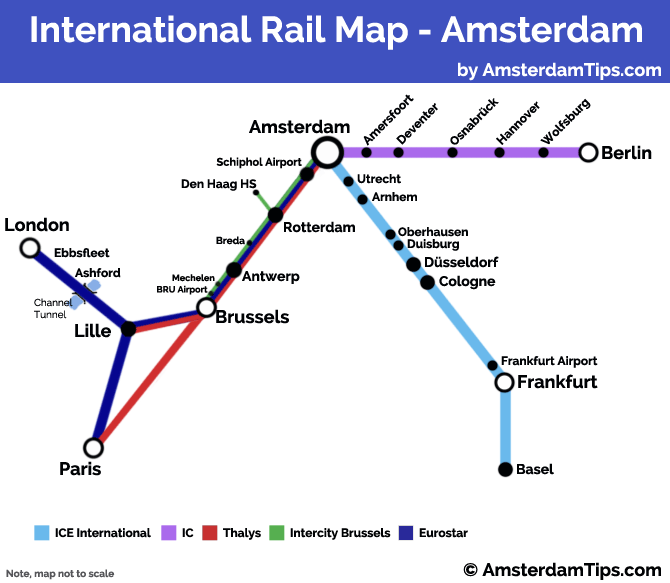 Amsterdam International Trains