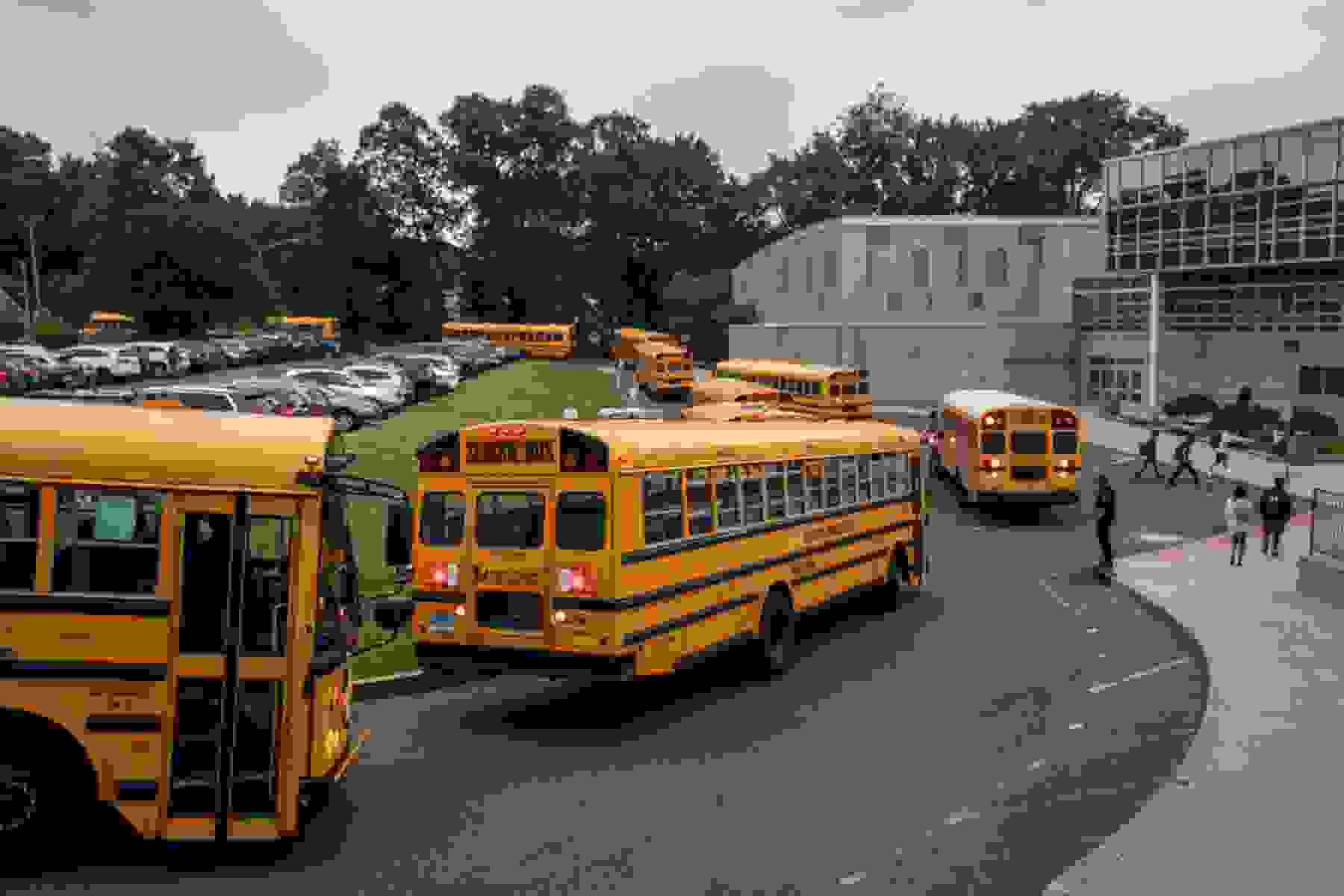Most parents with young kids in school think students should take the bus (or another mode).