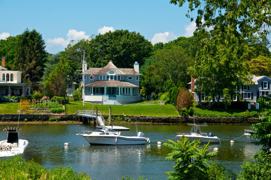 home on waterfront