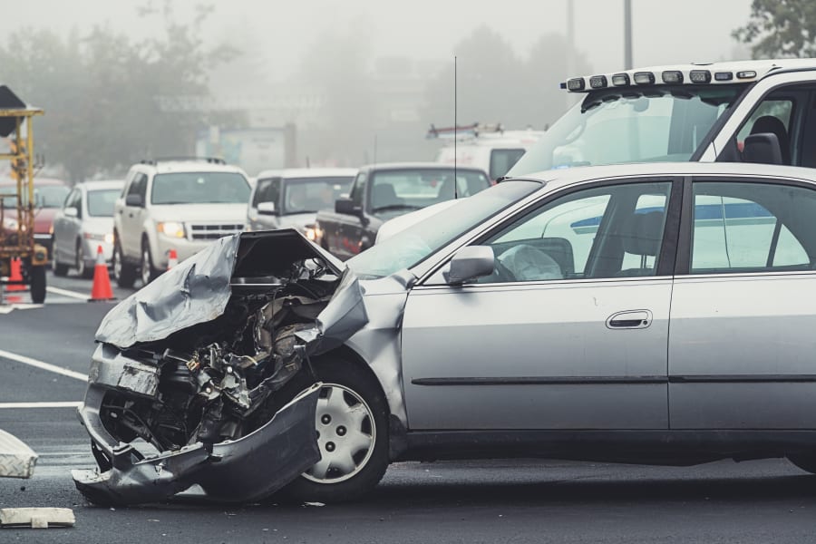 totaled car