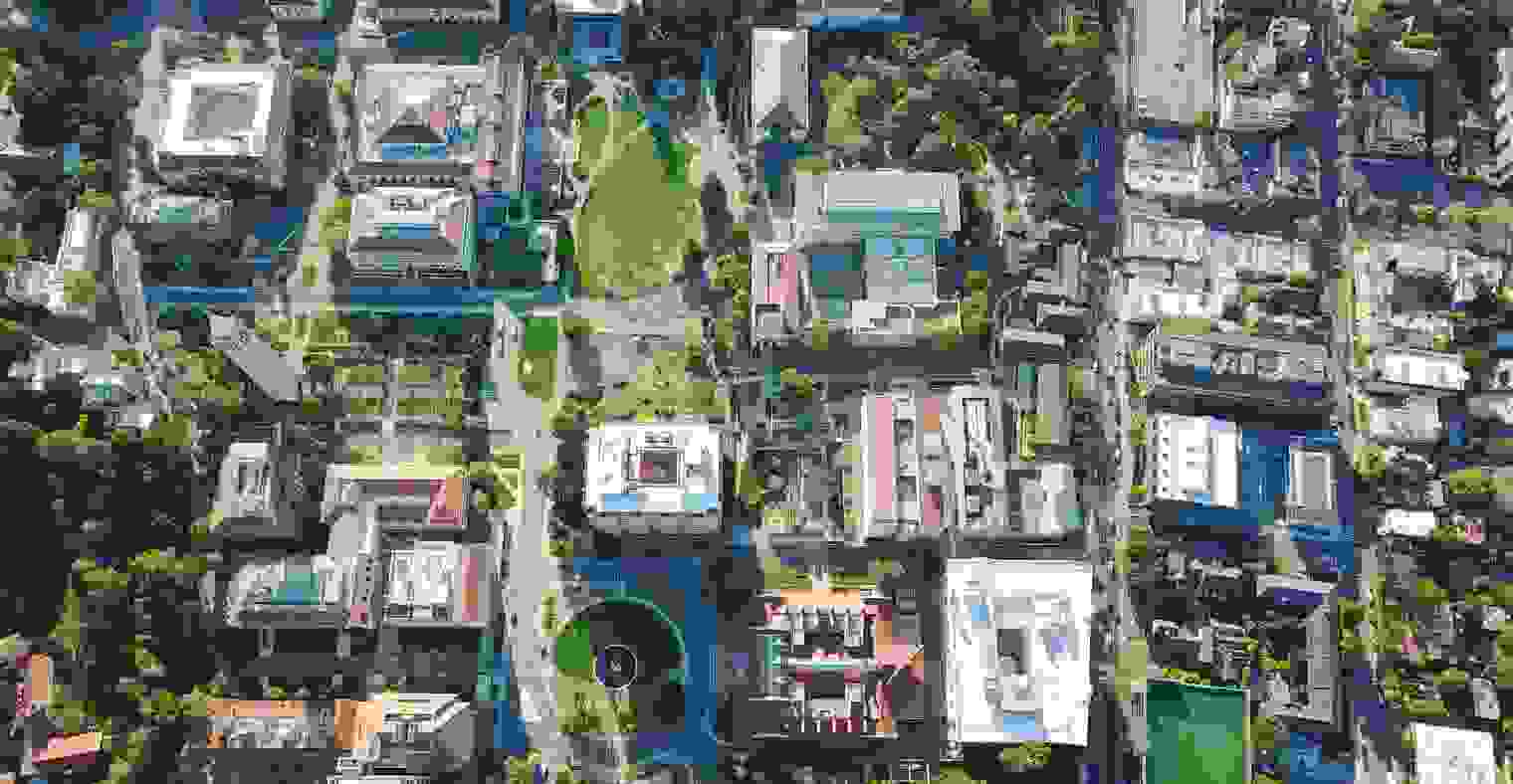 aerial view of UC Berkeley