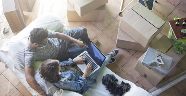 couple in apartment