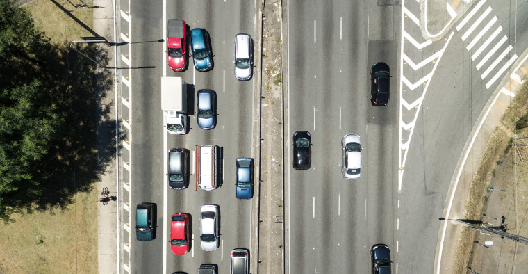 Overlooking a highway