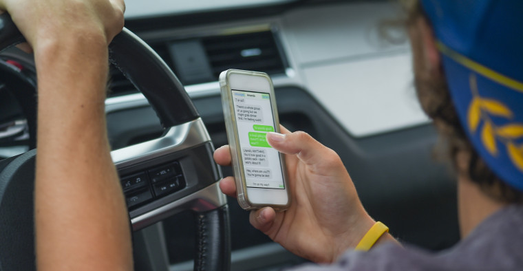 Driving and texting