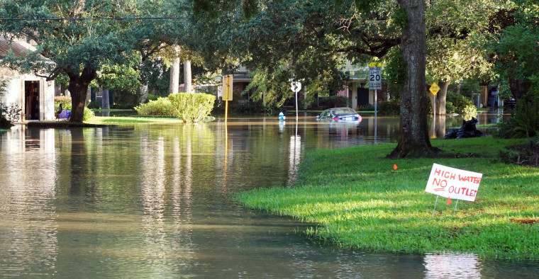 flooded streets after a hurricane