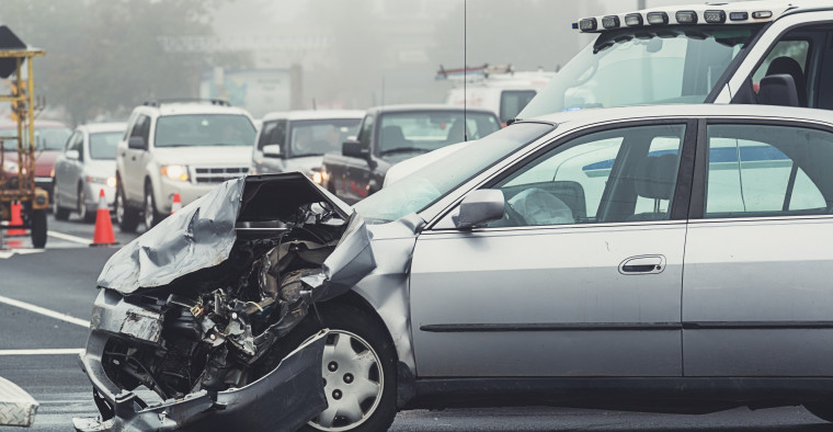 totaled car
