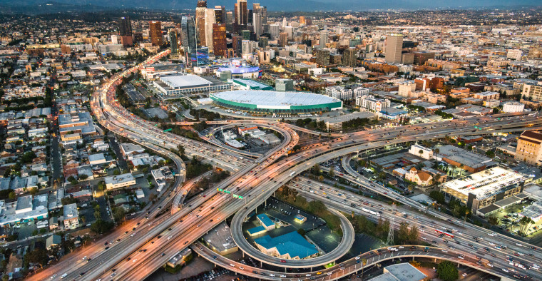 Highways in a major city