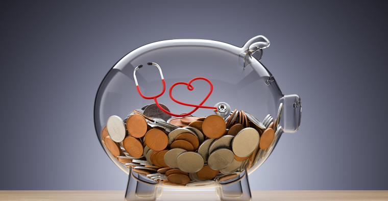 Piggy bank, medical insurance