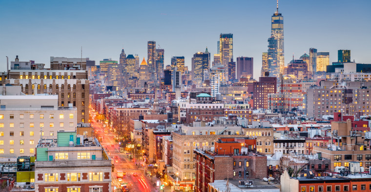 NYC at dusk
