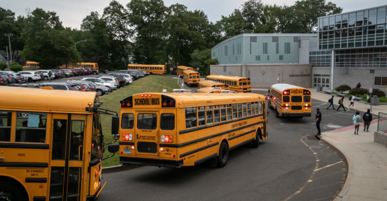 Most parents with young kids in school think students should take the bus (or another mode).